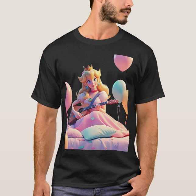 Peach Dreams - Clairo-Inspired Lofi Album Tee (Framsida)
