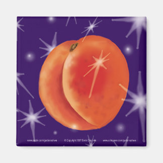PEACH DREAMS Sq Magnet