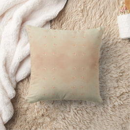 Peach elegant floral butterfly pattern throw pillo kudde