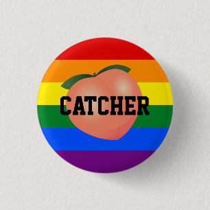 Peach Emoji Gay Grund Knapp