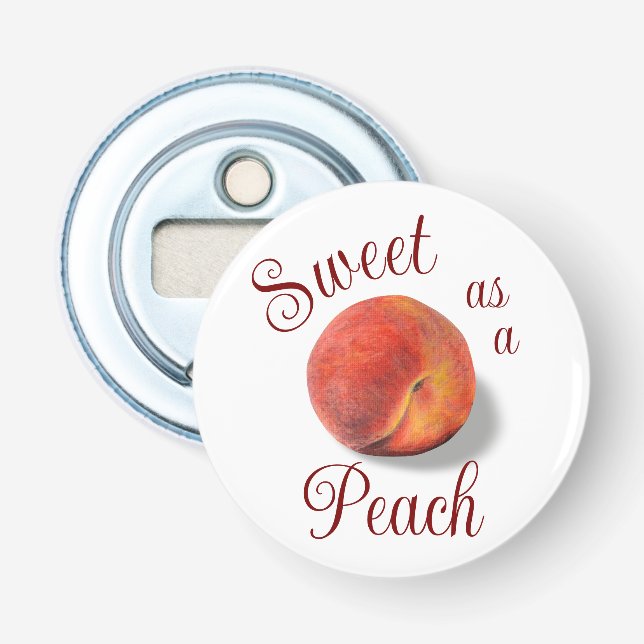 Peach Flaska-öppnare Flasköppnare (Framsidan)