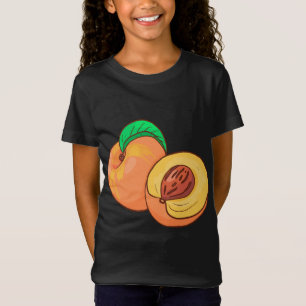 Peach Fruit Food Vegan Vegetarian T Shirt