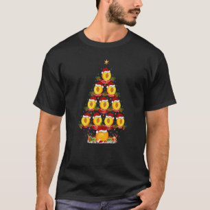 Peach Fruit Julafton Helgdag Santa Peacher Jul T Shirt