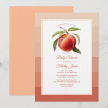 Peach Fuzz Baby Shower