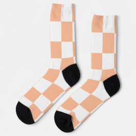 Peach Fuzz Checkated Gingham Mönster