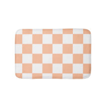 Peach Fuzz Checkated Gingham Mönster