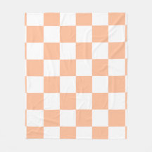 Peach Fuzz Checkated Gingham Mönster