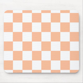 Peach Fuzz Checkated Gingham Mönster Musmatta