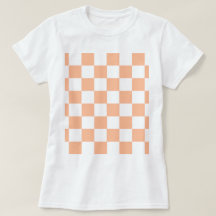 Peach Fuzz Checkated Gingham Mönster