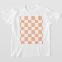 Peach Fuzz Checkated Gingham Mönster