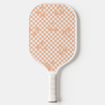 Peach Fuzz Cherry Gingham Mönster