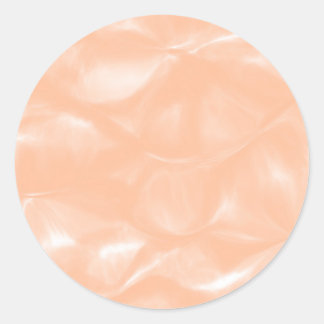 Peach Fuzz Färg Watercolor Abstrakt Blur Mönster Runt Klistermärke
