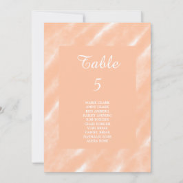 Peach Fuzz Färg Watercolor Abstrakt Mönster Inbjudningar