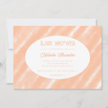 Peach Fuzz Färg Watercolor Abstrakt Mönster