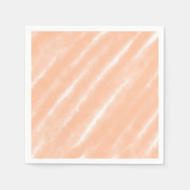 Peach Fuzz Färg Watercolor Abstrakt Mönster Pappersservett