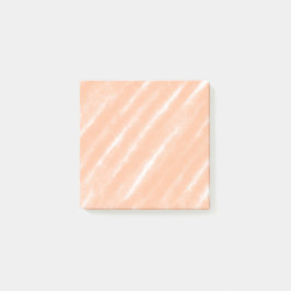 Peach Fuzz Färg Watercolor Abstrakt Mönster Post-it Block