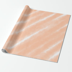 Peach Fuzz Färg Watercolor Abstrakt Mönster Presentpapper