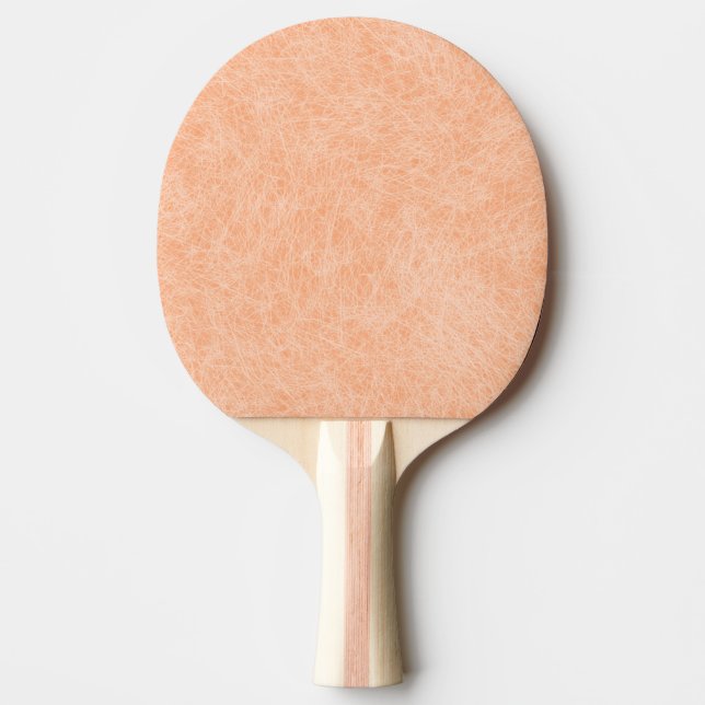Peach Fuzz Faux Leather Pingisracket (Framsidan)