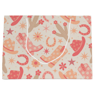 Peach Fuzz Groovy Cowgirl-skor och hattar