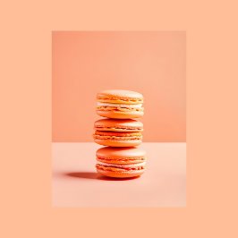 Peach Fuzz, Macaroons, Postcross Vykort