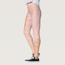 Peach Fuzz-minimalistisk modern Leggings