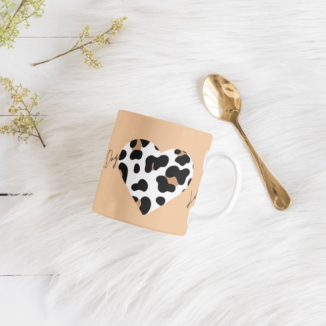 Peach Fuzz Valentines Mugg - Kärlek Alltid (Skapare uppladdad)