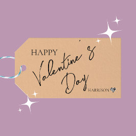 Peach Fuzz Valentine's - Personlig Kärlek Presentetikett