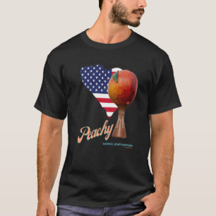 Peach Gaffney Sc South Carolina Festival Peachoid T Shirt