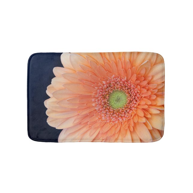 Peach Gerbera Badrumsmatta (Framsidan)