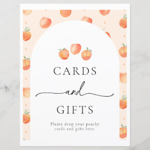 Peach Gifts Party-tecken Persikor Party