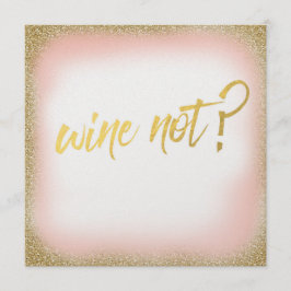 Peach Guld Vin - ej inbjudan Pearl