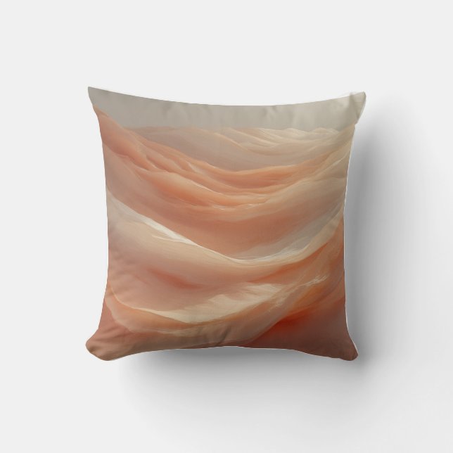 Peach Horizon Glow Kudde (Framsida)