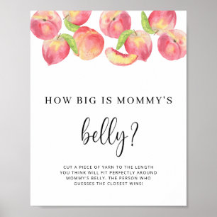 PEACH hur stort är mamma Billy-spelet poster? Poster