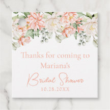 Peach Ivory Blommigt Möhippa