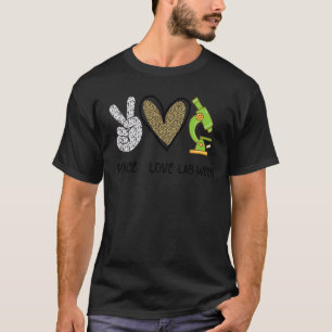 Peach Kärlek Lab Vecka 2022 Laboratory Tech Techno T Shirt
