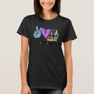 Peach Kärlek Lab Vecka 2022 Laboratory Tech Techno T Shirt