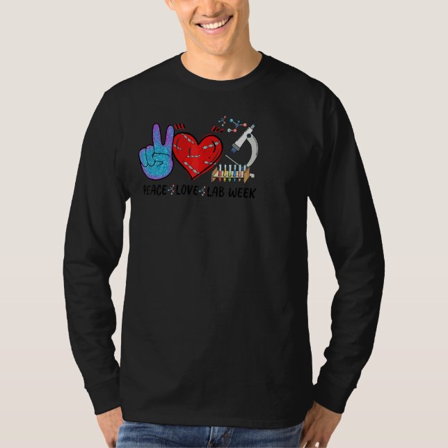 Peach Kärlek Lab Week Technolog T Shirt (Framsida)