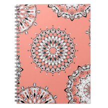 Peach Mandala 1 Spiral bärbar dator