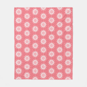 Peach Mandala Fleecefilt