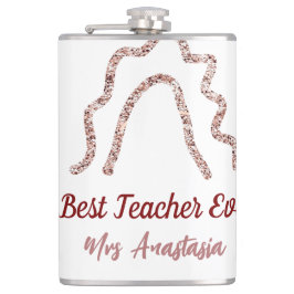 Peach marron glitter rainbow teacher appreciation fickplunta