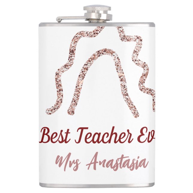 Peach marron glitter rainbow teacher appreciation  fickplunta (Framsidan)