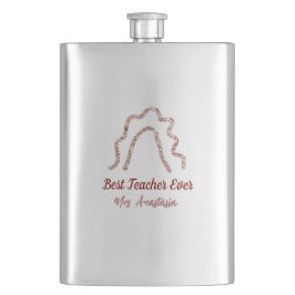 Peach marron glitter rainbow teacher appreciation fickplunta