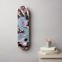 Peach Melba Dragon Tattoo Skateboard