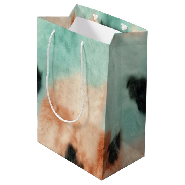 Peach Mint Cream Cowhide (Baksidan Vinklad)