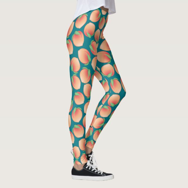 Peach Mönster Leggings (Höger)