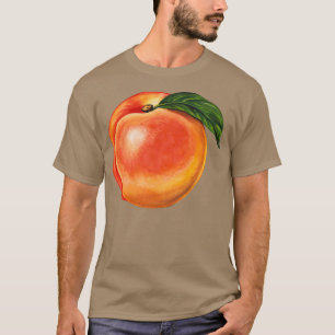 Peach Mönster T Shirt