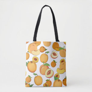 Peach Mönster Tygkasse