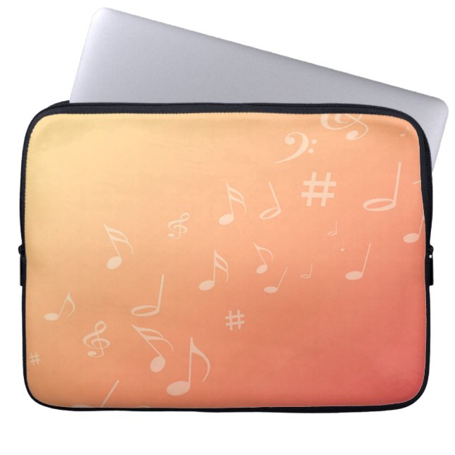 Peach Music Laptop Fodral (Framsidan)