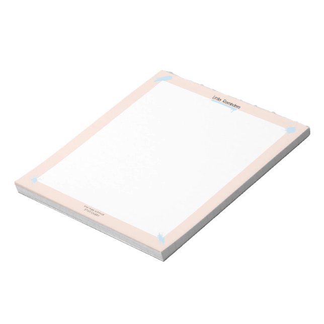 Peach´n Blue Notepad Small Little Reminders Anteckningsblock (Roterad)
