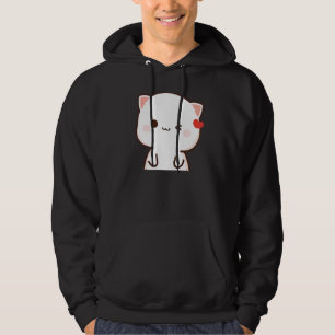 Peach och Goma Mochi Cat Hoodie